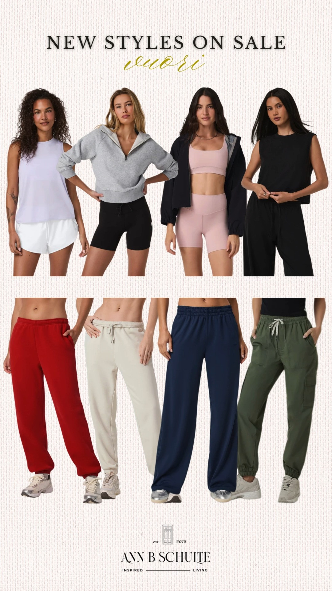 Vuori new styles are officially on sale, and these picks are giving effortless everyday style with a sporty twist. From easy tanks and polished layers to comfy joggers and relaxed pants, there’s something for every casual wardrobe. These pieces make it easy to create outfits that feel comfortable without sacrificing style. I’m especially loving the versatile neutral shades mixed with pops of color for fall. Perfect for everything from running errands to weekend plans and laid-back days. 🤍✨🛍️

#Vuori #VuoriSale #Activewear #AthleisureStyle #CasualStyle #FallFashion #EverydayStyle #ComfyStyle 

 #LTKootd #LTKActive #LTKSaleAlert
