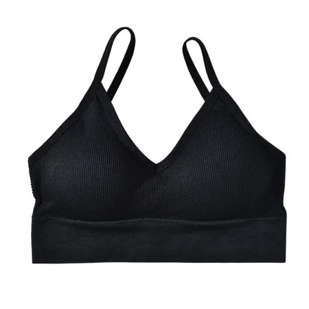 Women Tank Crop Top Female Seamless Underwear Sexy Lingerie Low Back Bralette Camis Push Up Sports B | Walmart (US)