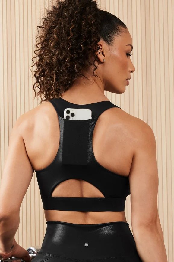 On-The-Go Midi Medium Impact Sports Bra | Fabletics - North America