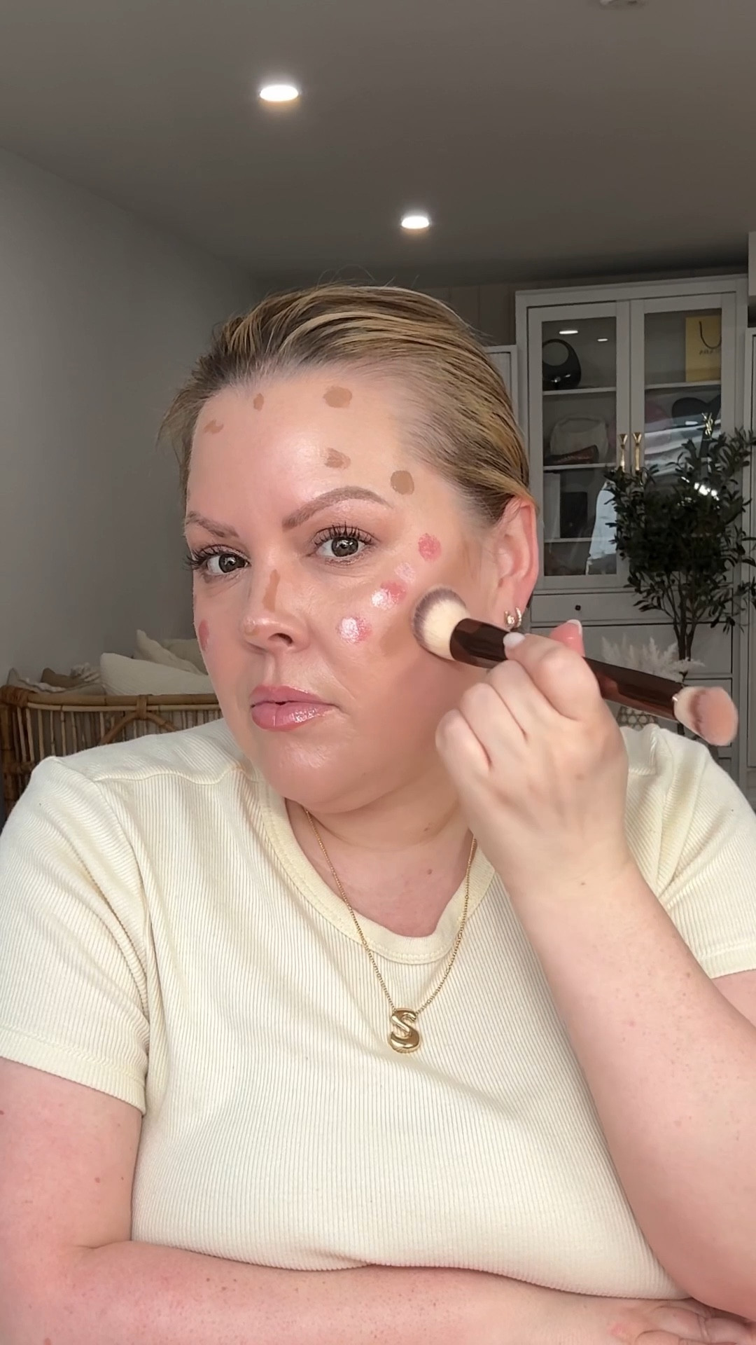 ✨Angelic✨ blushing 
Using: mellow, hope, and enchant 
🇺🇸🇨🇦 linked below!

#LTKgrwm #LTKOver40 #LTKBeauty