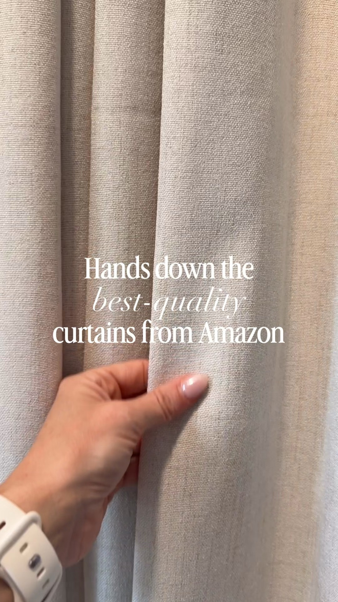 The curtains that instantly make a room look more expensive 🤍 These pinch pleat linen blackout curtains have the prettiest texture + drape and give such a custom, designer look without the custom price tag. Linking them here because they’re such a good Amazon home find!

#ltkhome #amazonhome #amazonhomefinds #curtains #blackoutcurtains #pinchpleatcurtains #linen curtains #windowtreatments #neutralhome #homedecor #interiordesign

#LTKHome #LTKSaleAlert