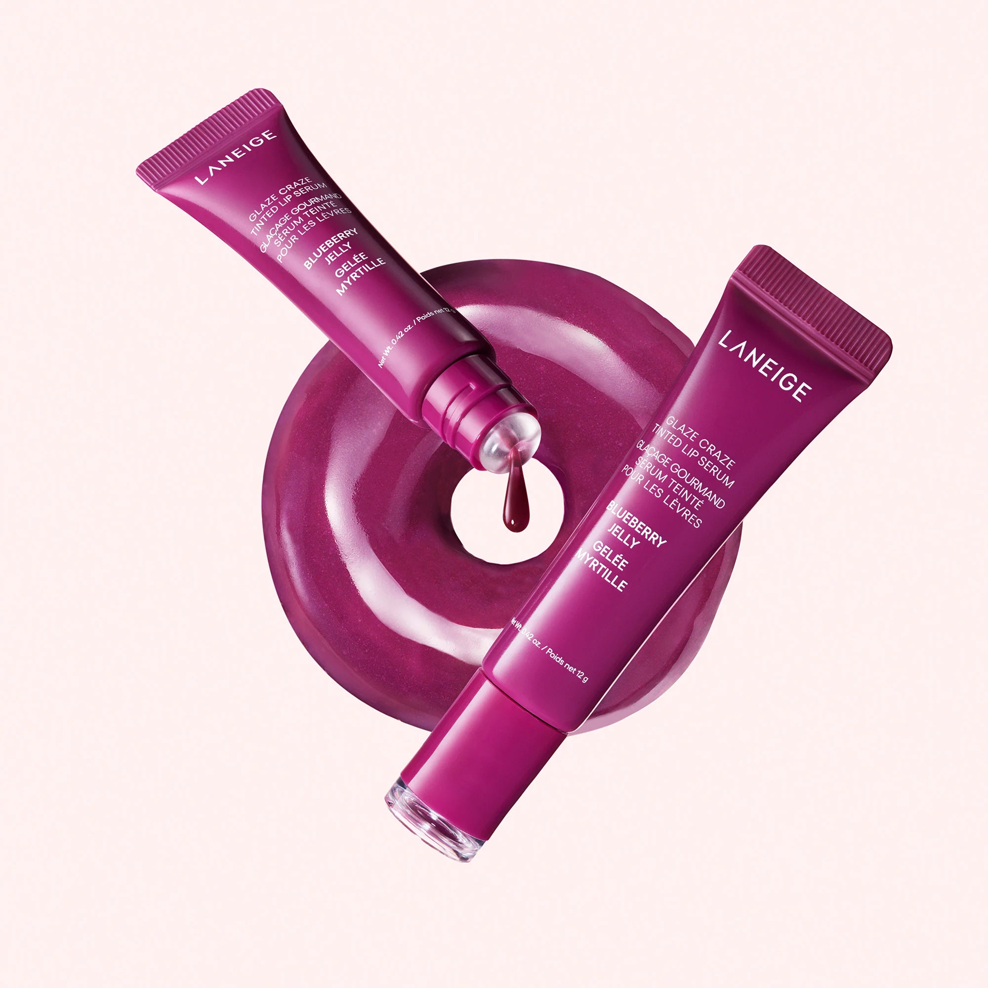 Glaze Craze Tinted Lip Serum - BLUEBERRY JELLY (VIBRANT PURPLE) | Laneige (US)