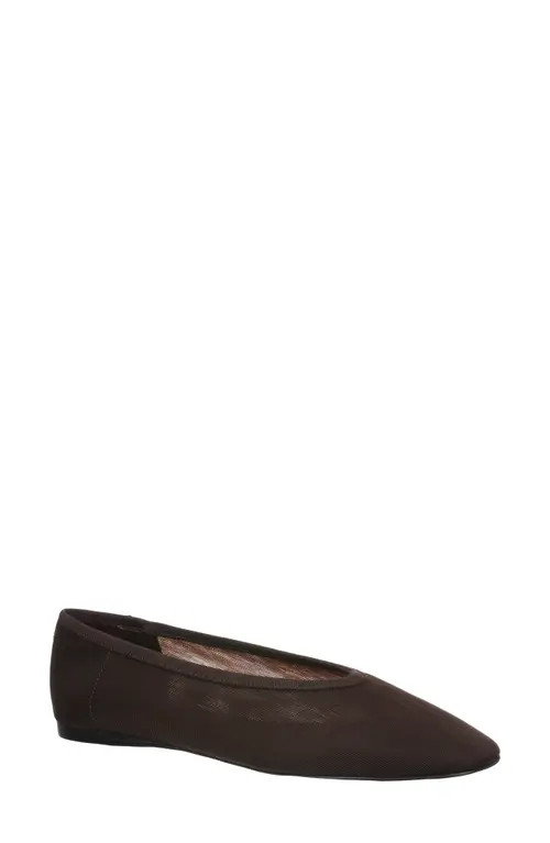 Nordstrom Maddox Mesh Flat in Brown Raisin at Nordstrom, Size 10 | Nordstrom