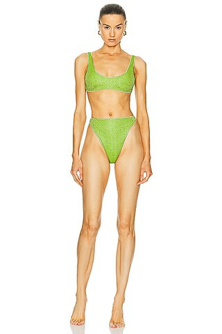 Lumiére Sporty 90s Bikini Set | FWRD 