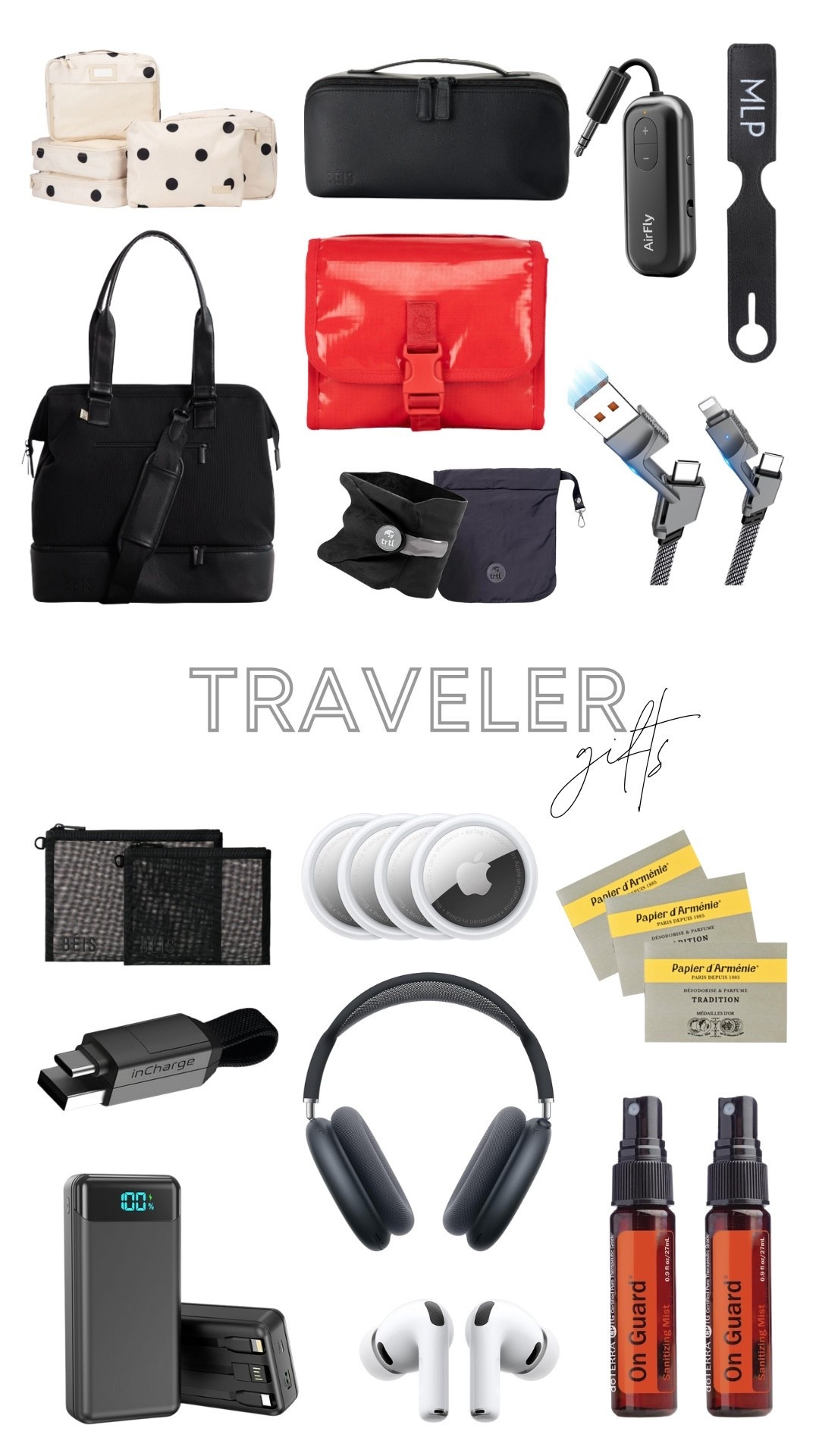 If you’re shopping for the traveler in your life, these are the gifts that always get used. Think smart organization, comfort upgrades, and little essentials that make long travel days so much easier. I pulled together a mix of my go-to favorites from BÉIS, CALPAK, and Amazon — all budget-friendly, practical, and perfect for holiday gifting. A few standouts from this edit: Everything is linked so you can shop the full traveler gift guide below 🤍✨

#LTKHoliday #LTKGiftGuide #travelessentials #giftideas #ltktravel #ltkfinds

#LTKCyberWeek #LTKGiftGuide #LTKTravel