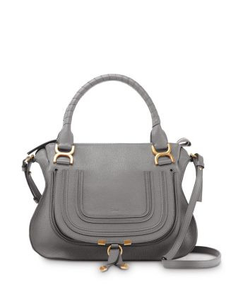 Chloé Marcie Medium Leather Satchel  | Bloomingdale's Handbags | Bloomingdale's (US)