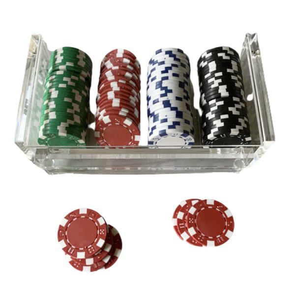 Acrylic Poker Chip Set | Fig and Dove