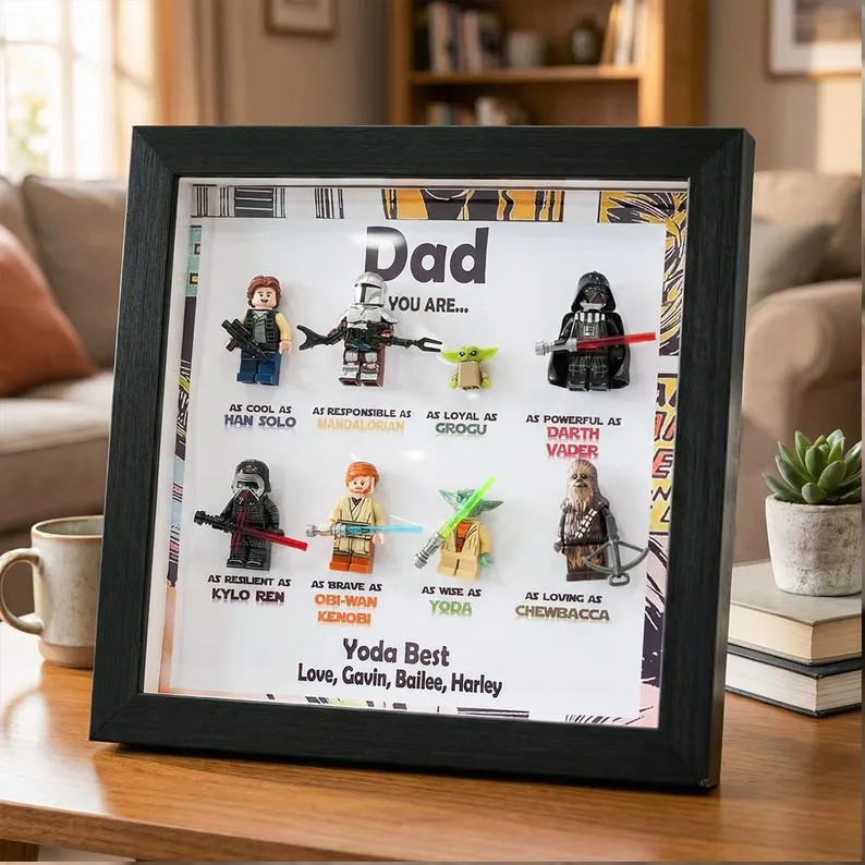 Custom Star Wars Frame, Personalized Superhero Frame Gift for Dad,father's Day Gift, Anniversary ... | Etsy (Global)