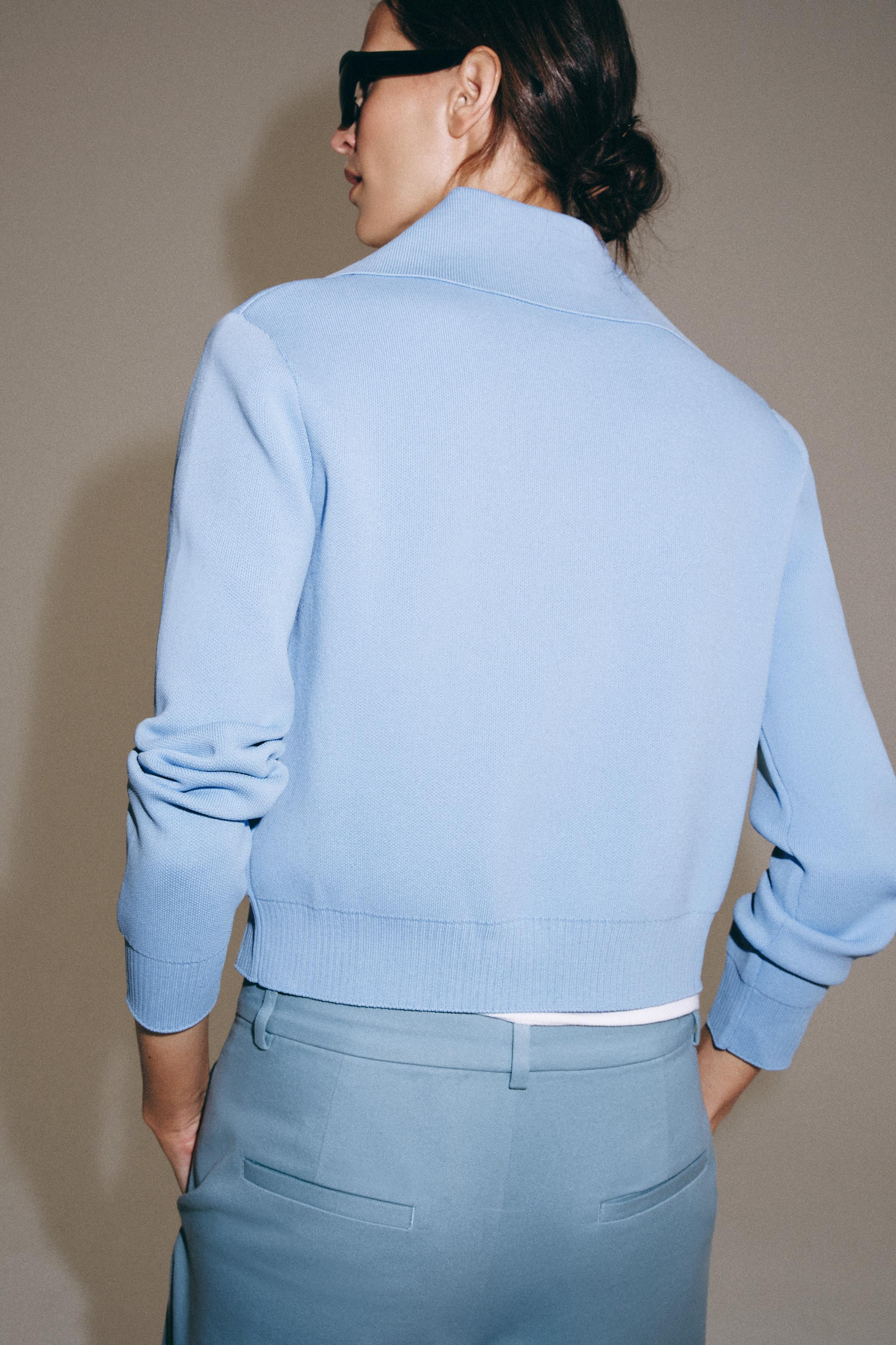 KNIT ZIP-UP CARDIGAN | Zara US
