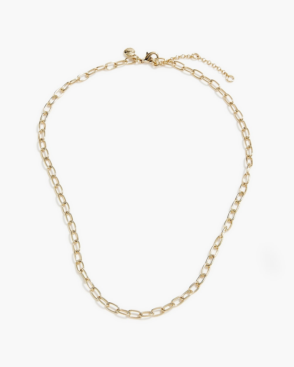 Long paper-clip charm chain | J.Crew Factory