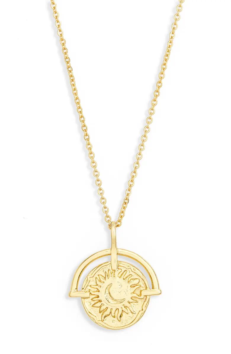 Sunray Coin Pendant Necklace | Nordstrom