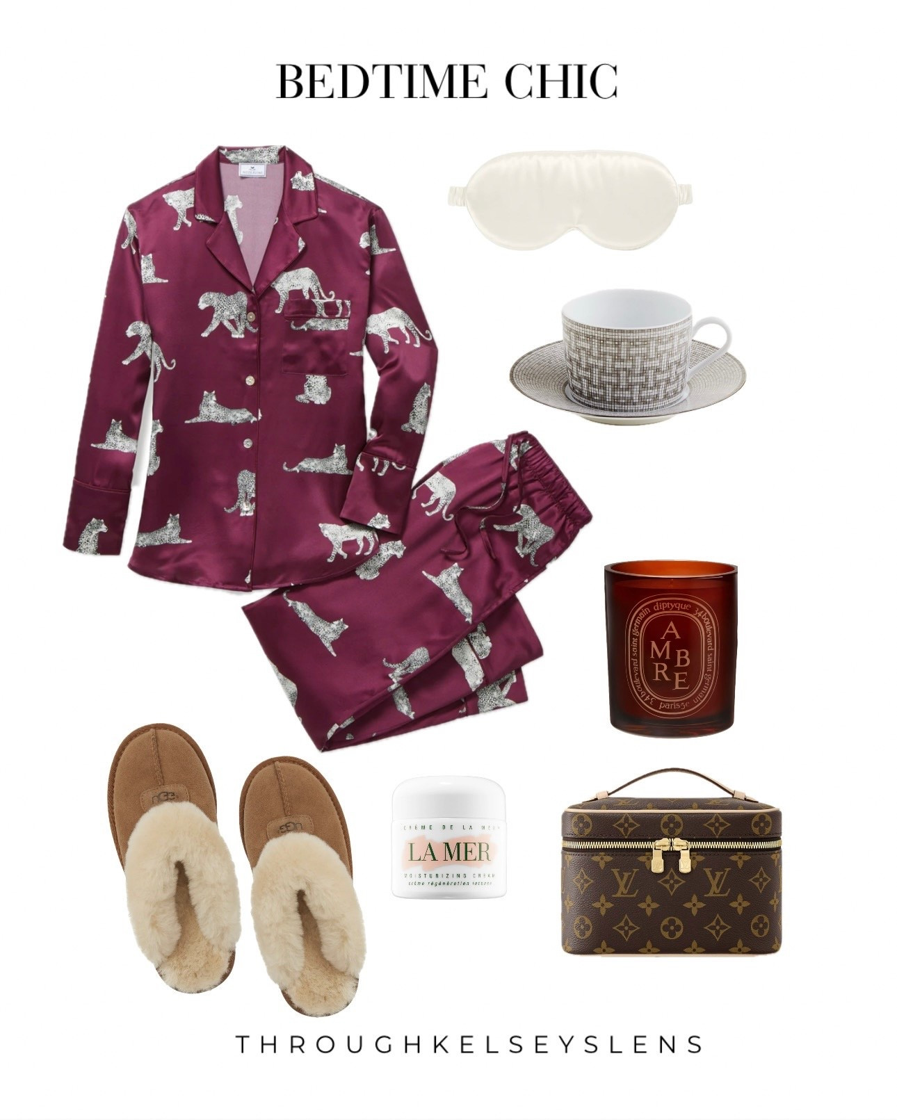 Bedtime Chic #bedtime #pajamas #selfcare #nighttime #nightroutine #petiteplume #pjs nighttime pajamas PJs petite plume silk slippers cozy burgundy panthère

#LTKselfcare #LTKGiftGuide #LTKHoliday