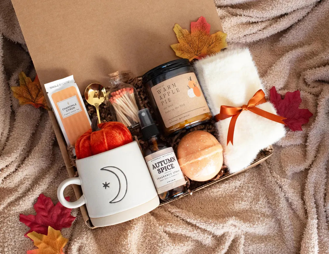 Fall Hug in A Box Thinking of You Box Friend Gift Box Fall Themed - Etsy | Etsy (US)