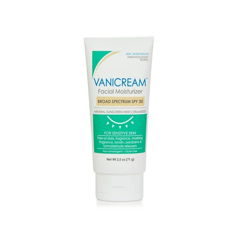 Vanicream Daily Facial Moisturizer Broad Spectrum SPF 30 2.5 oz | Walmart (US)