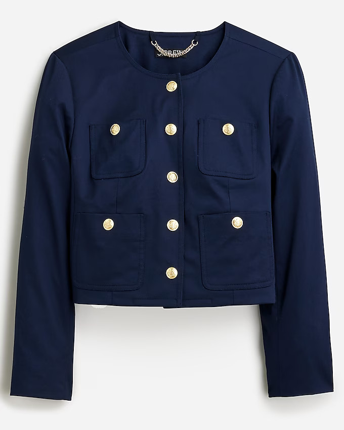 Louisa lady jacket in lightweight chino | J. Crew US