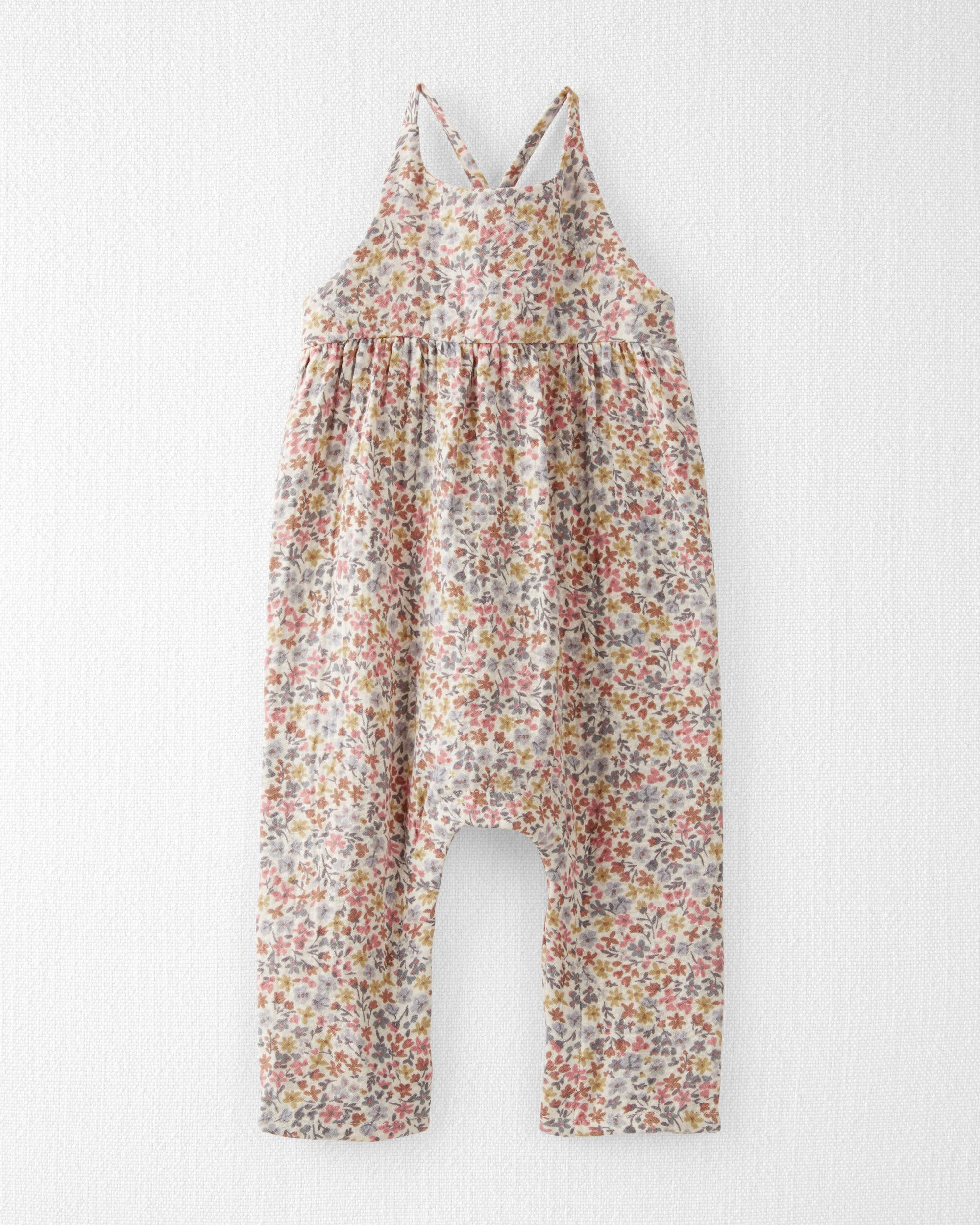 Baby Floral Print Organic Cotton Jumpsuit | Carter's