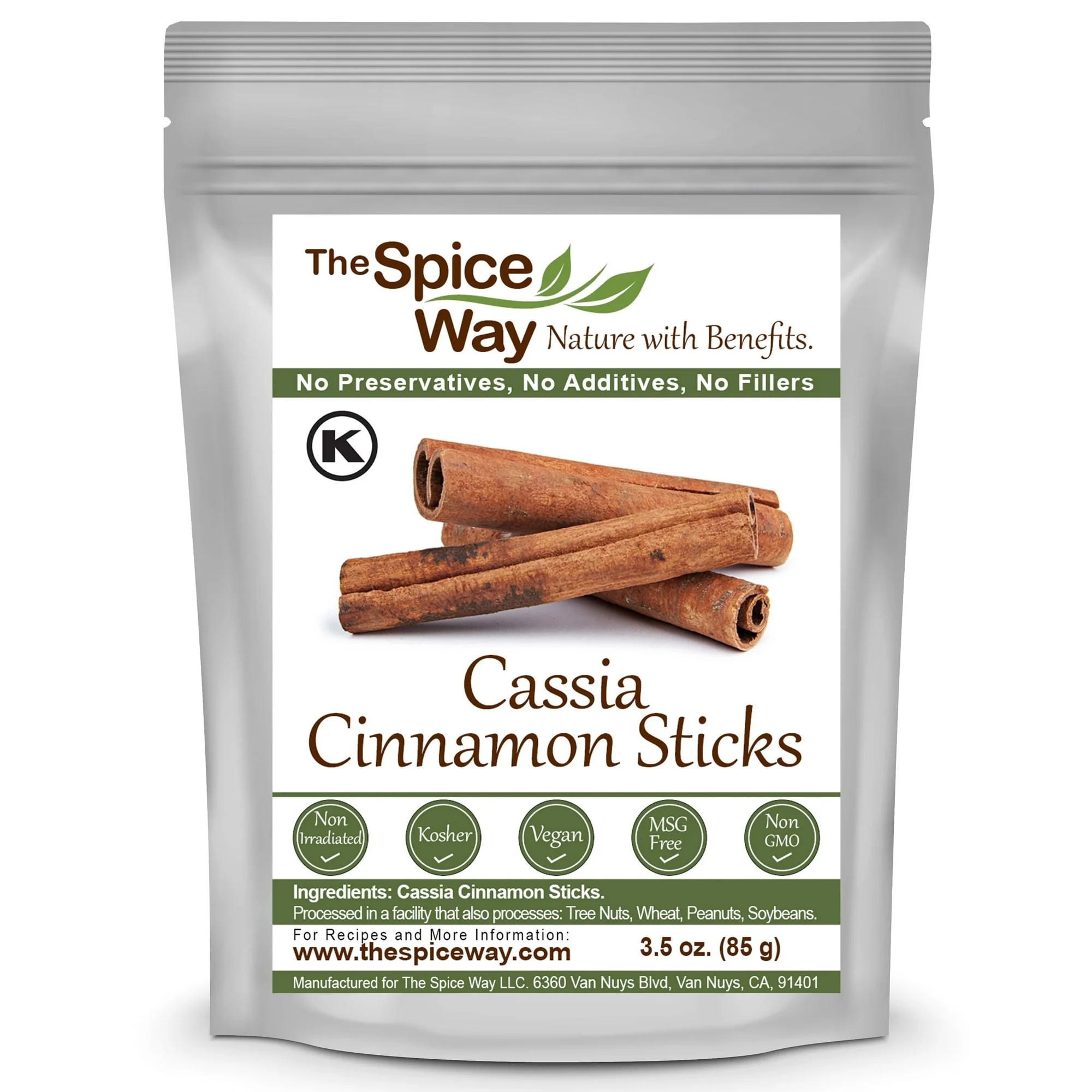 The Spice Way Cassia Cinnamon Sticks - European, Middle Eastern, Asian, and American cuisine – ... | Walmart (US)