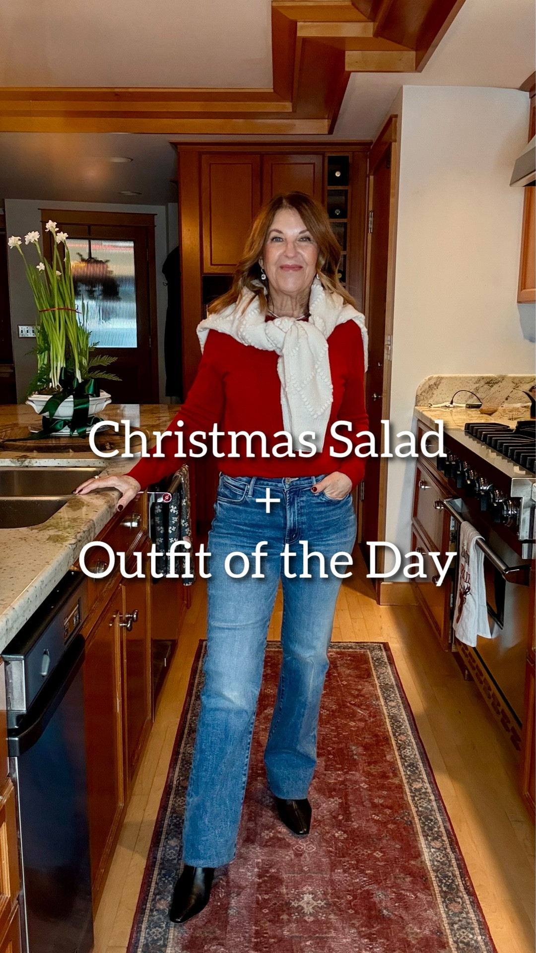 You don’t have to celebrate Christmas to make this delicious salad. It’s one we make all winter long.

Plus an outfit of the day that’s classic, easy, and put-together. I'm wearing it to drop off treats for the neighbors. 

Have you made this salad from the Simply Classic Cookbook? It's an older cookbook, but the recipes are so good.  I'll put the recipe in my stories. 


#LTKootd #LTKHoliday #LTKOver40