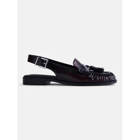 No Boundaries Women s Slingback Tassel Loafers | Walmart (US)