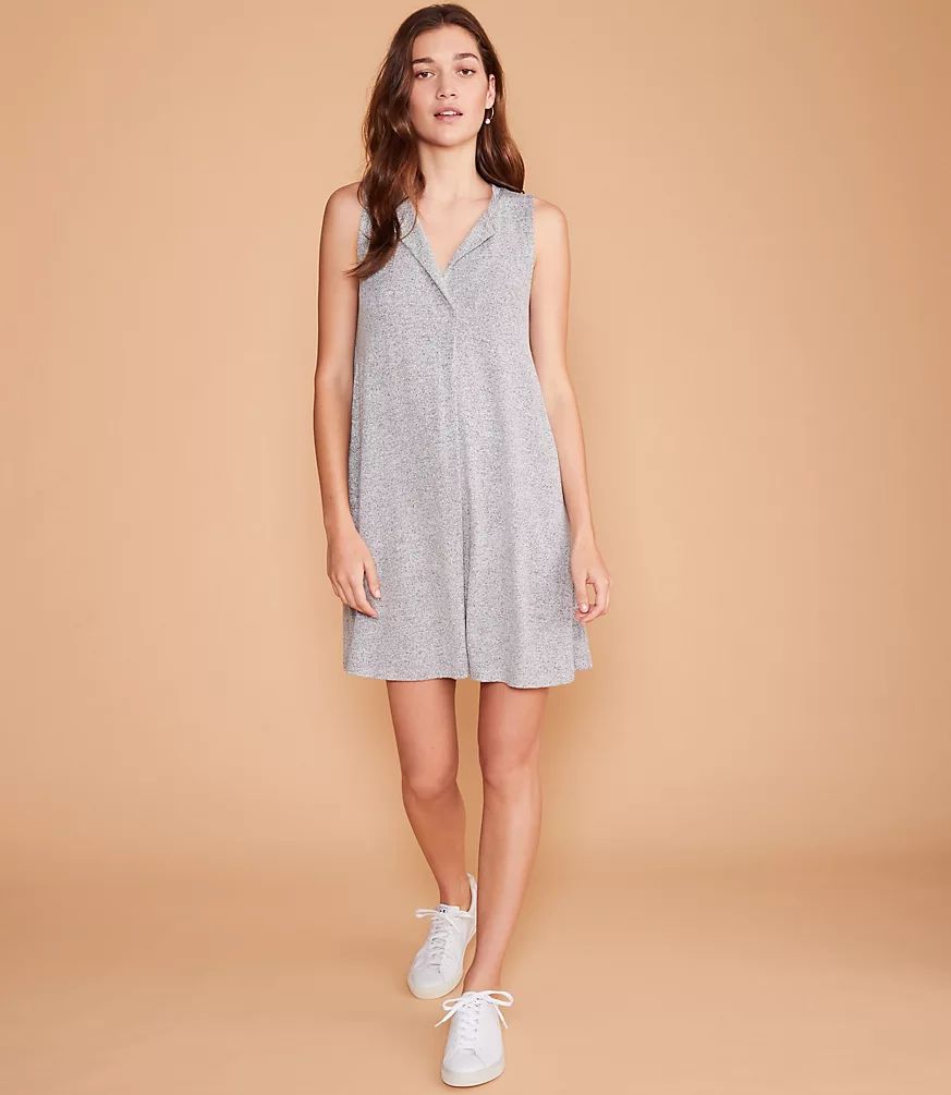 Lou & Grey Split Neck Swing Dress | LOFT