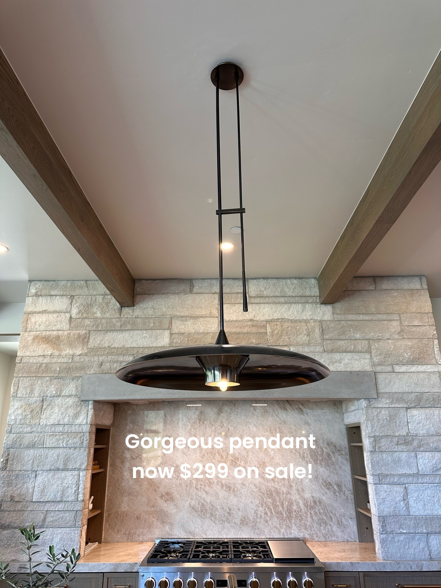 Make a statement with this gorgeous pendant light now on sale $299!
 @cb2 @Crate & Barrel

#LTKHome #LTKSaleAlert
