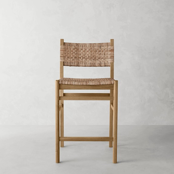 Sullivan Woven Counter Stool | Williams-Sonoma