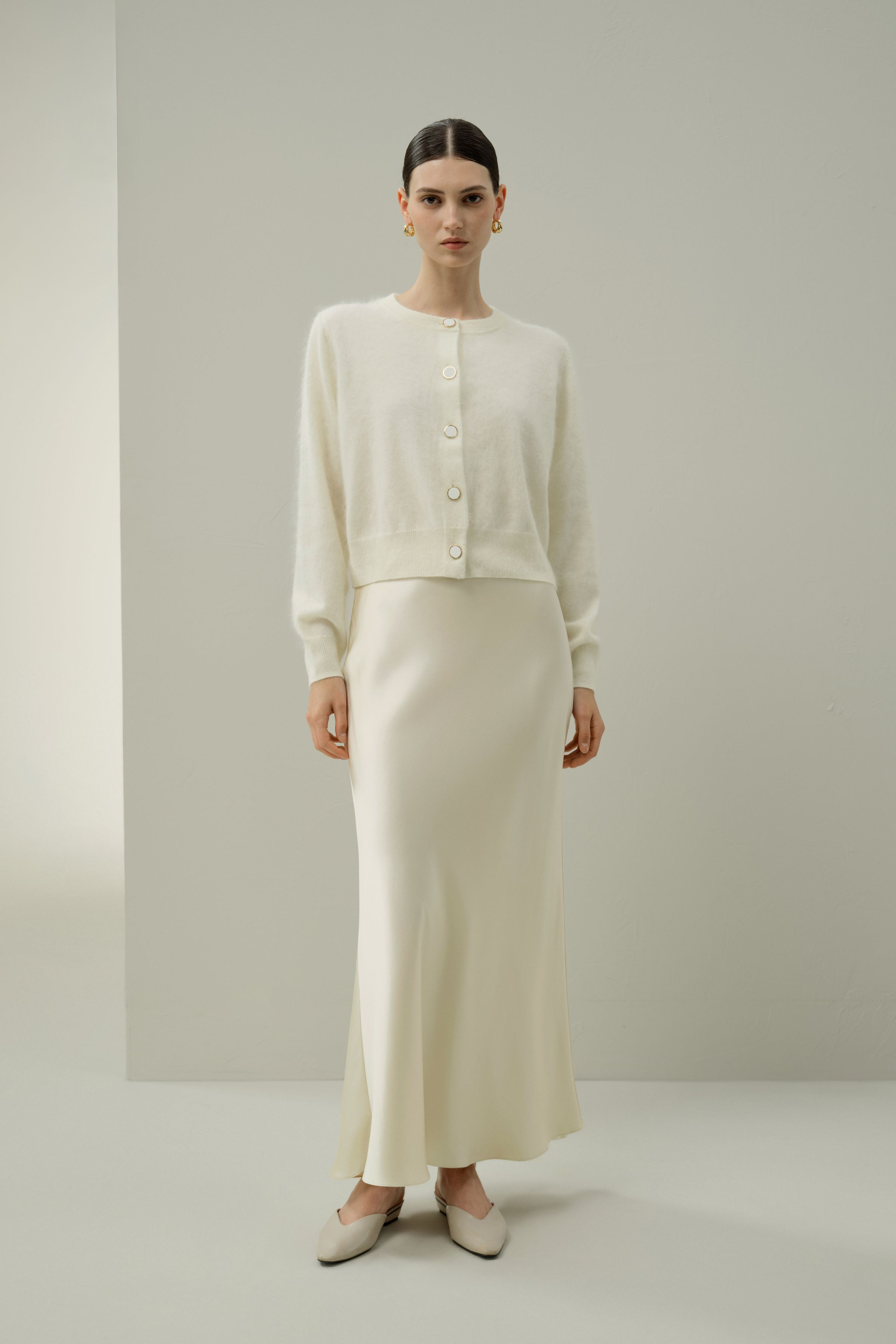 Cardigan en cachemire brossé ultra-doux | LILYSILK