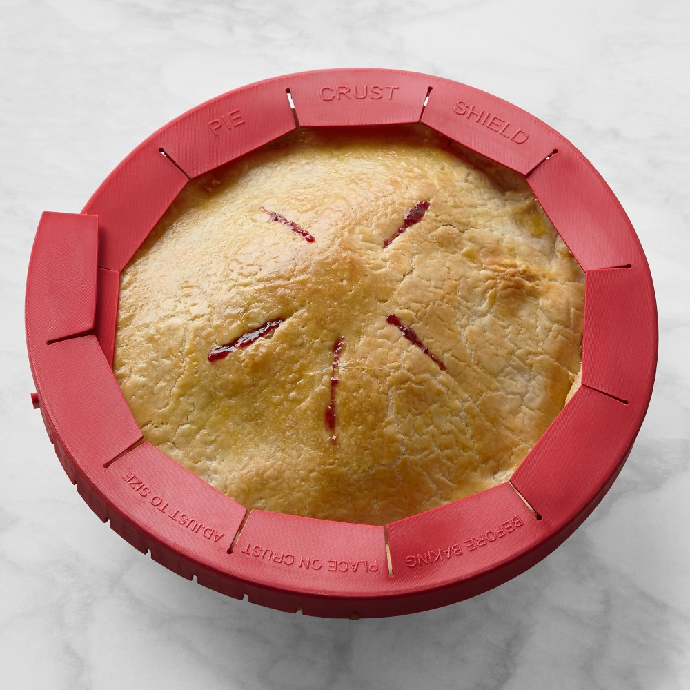 Williams Sonoma Silicone Adjustable Pie Crust Shield | Williams-Sonoma