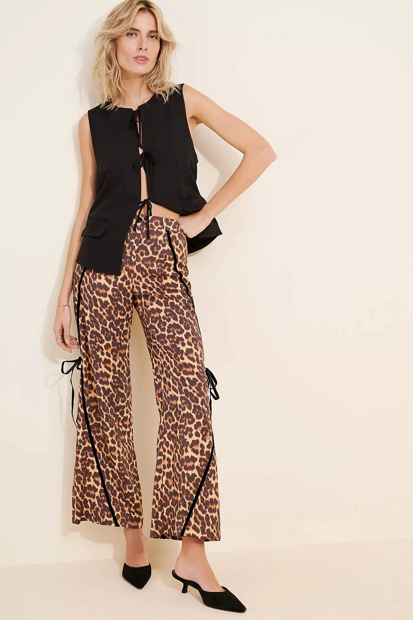 Laagam Vicky Leopard Pants | Free People (Global - UK&FR Excluded)