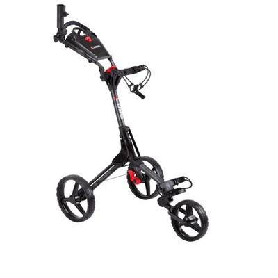 CUBE CART 3 Wheel Push Pull Golf Cart - Two Step Open/Close - Smallest Folding Lightweight Golf Cart - Charcoal/Black | Target