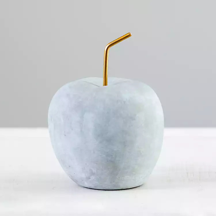Cement Apple Figurine | Kirkland's Home