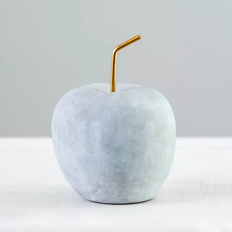 Cement Apple Figurine | Kirkland's Home