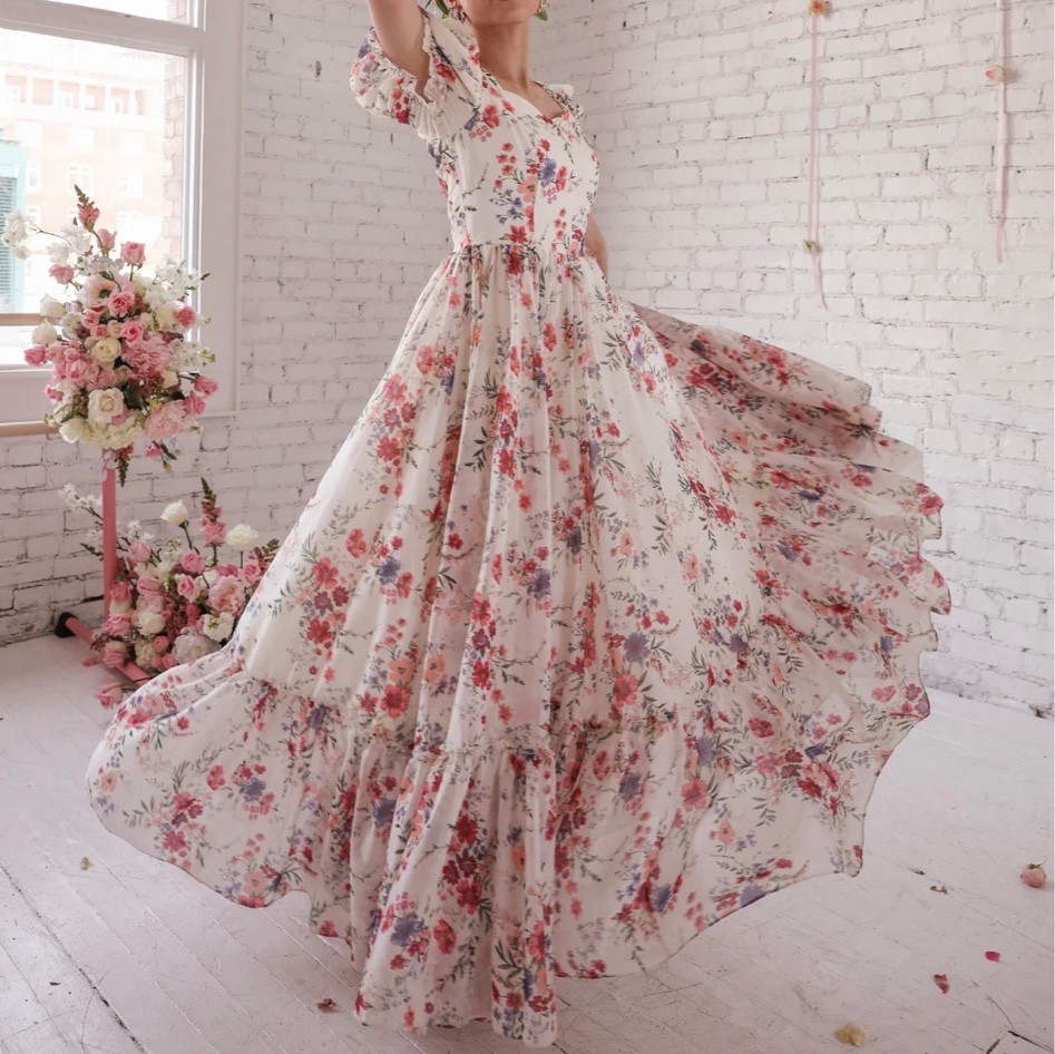 Gorgeous floral dress for spring Easter  

#LTKstyletip #LTKwedding #LTKfit