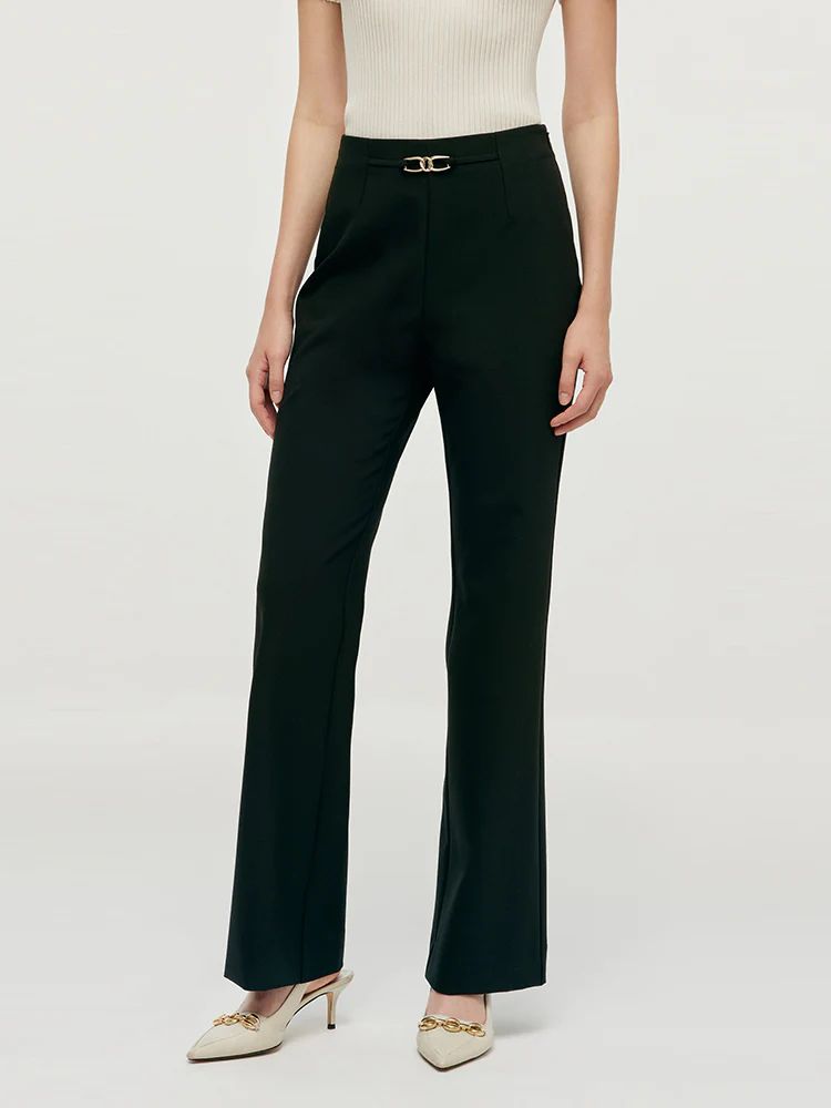 Stretch Flared Women Pants | GOELIA