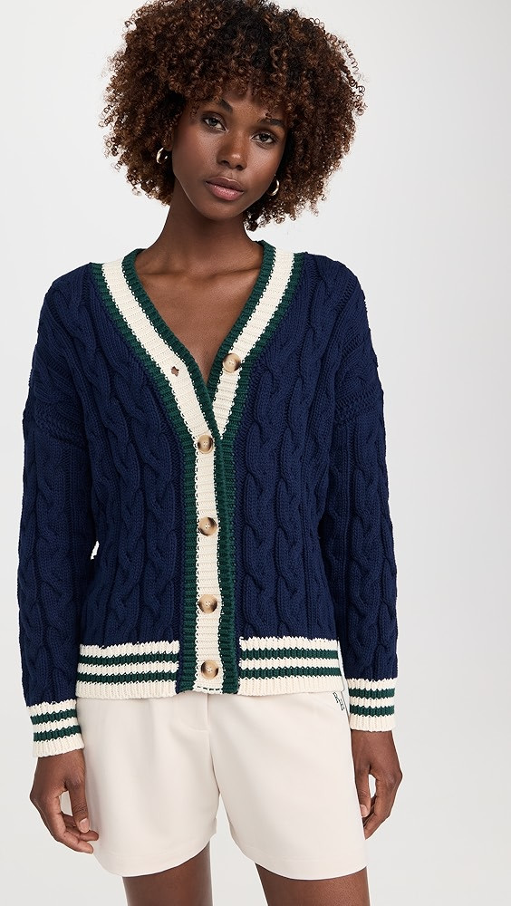 En Saison Spencer Cable Knit Cardigan | Shopbop | Shopbop