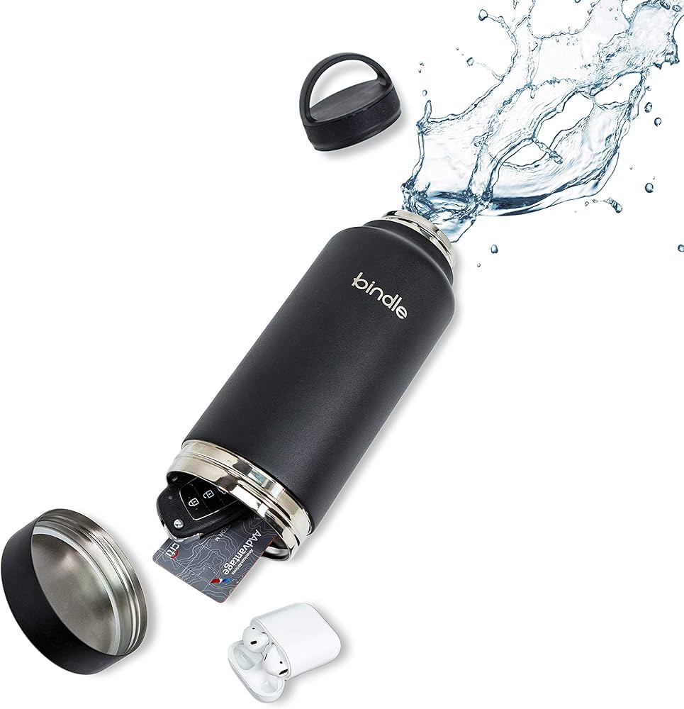 Amazon.com: Bindle Bottle Vacuum Insulated Water Bottle, Stainless Steel & Double Walled, Hidden ... | Amazon (US)