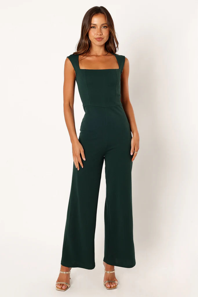 Iris Jumpsuit - Emerald | Petal & Pup (US)