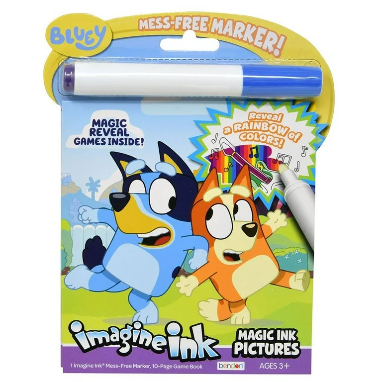 Bluey Imagine Ink Magic Ink Pictures | Walmart (US)