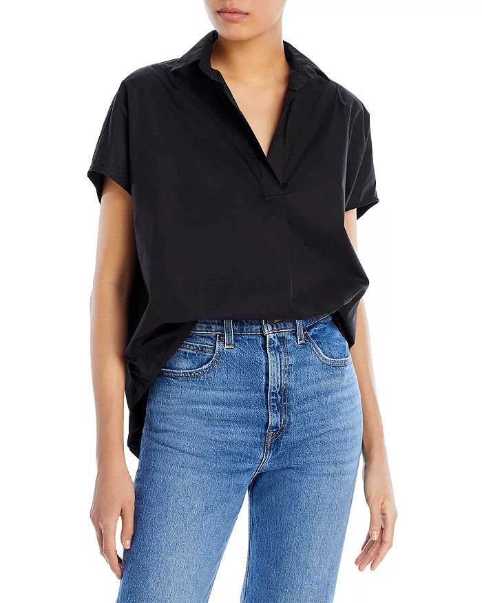 Cele Short Sleeve Cotton Top | Bloomingdale's (US)