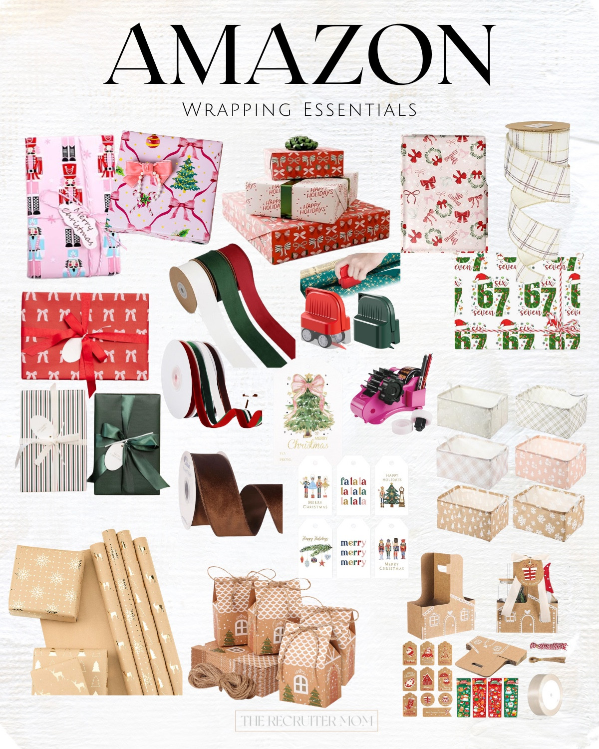 Amazon Holiday Gift Wrapping Essentials #christmaswrapping #giftwrap #holidaygifts 

 

#LTKHoliday #LTKSeasonal #LTKHome