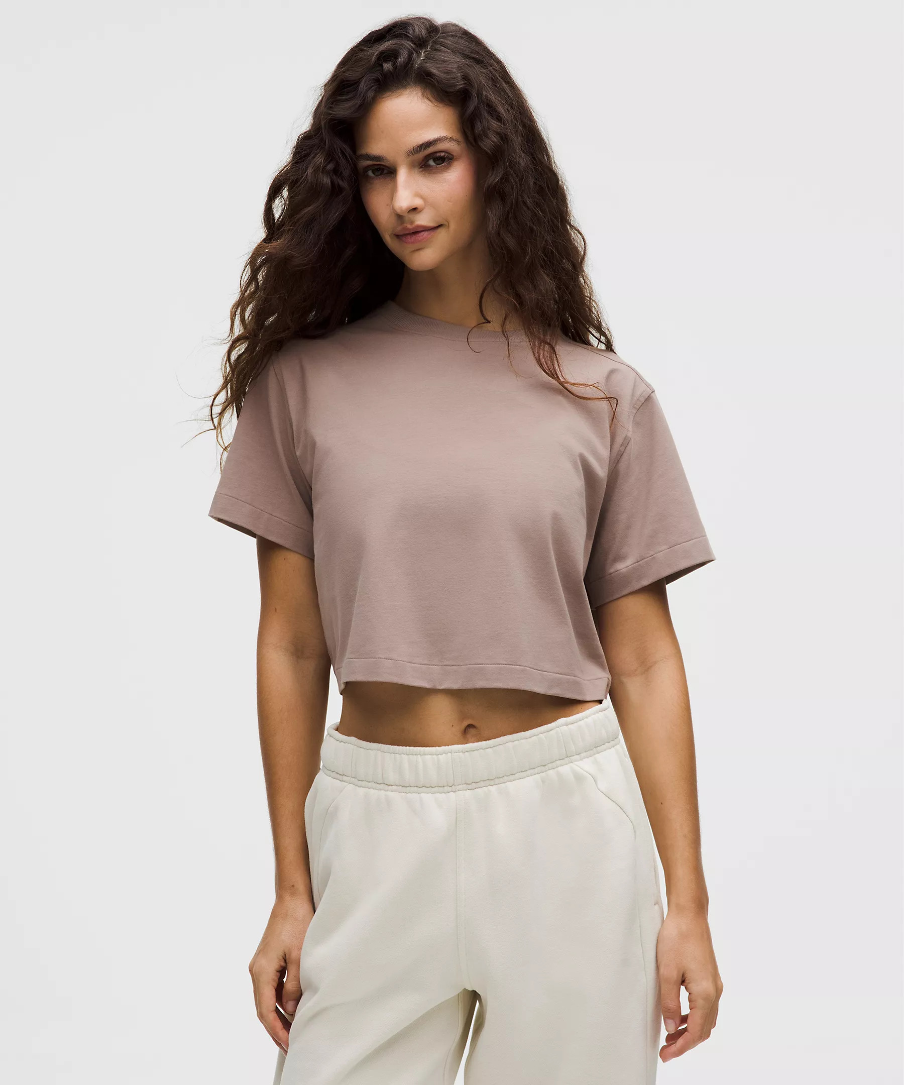 All Yours Organic Cotton Cropped T-Shirt | Lululemon (US)