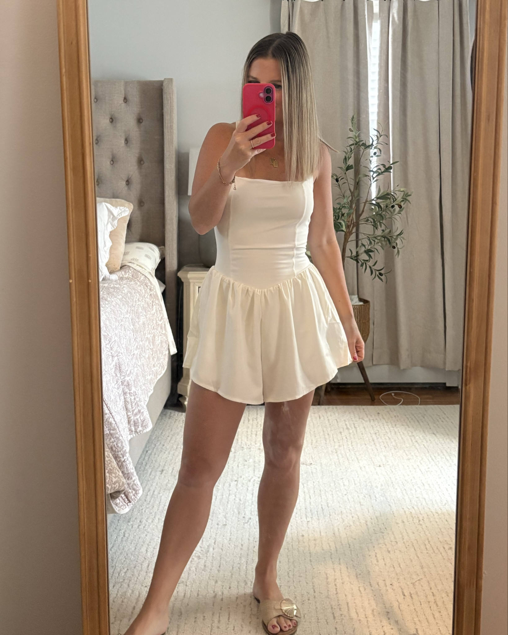 Travel outfit and birthday present for my little lady to wake up to on vacation! Cannot believe she is 4!

30% off sandals ends today - love these shell ones for summer 
Wearing size small in this tennis dress/ length is great with this brand for active petites! 

#LTKKids #LTKShoeCrush #LTKActive