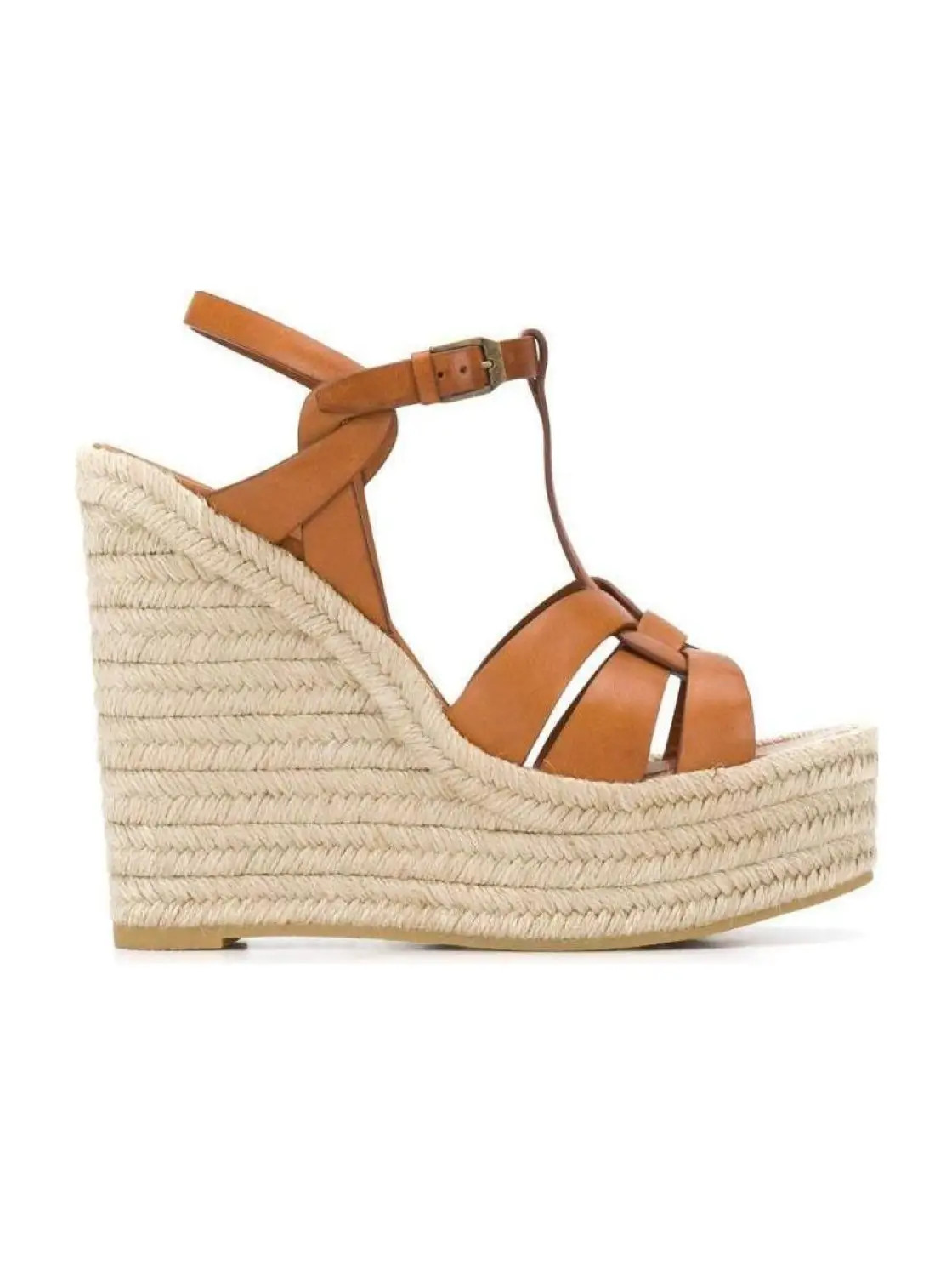 Saint Laurent Tribute Wedge Espadrilles | Senser US