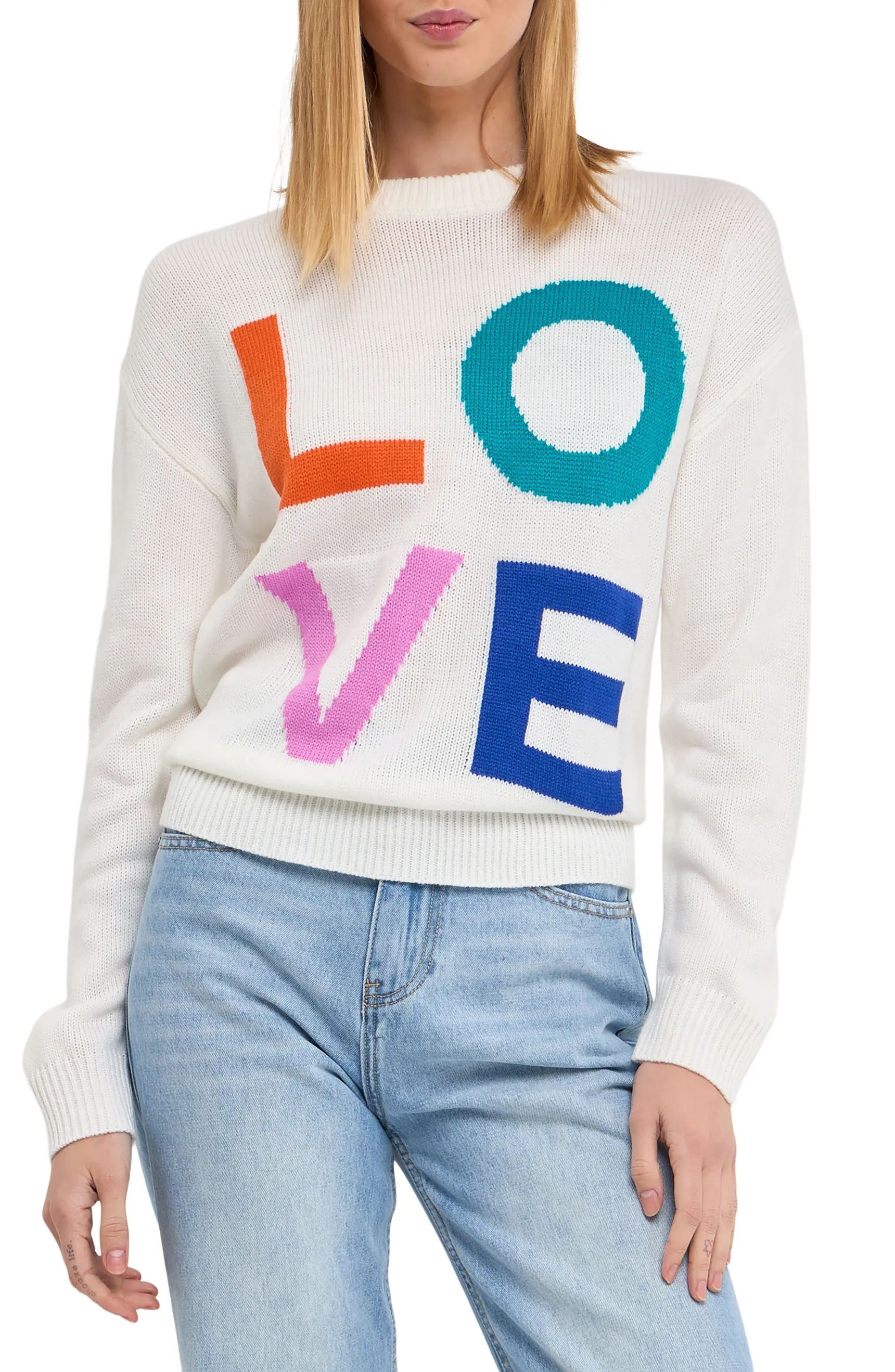 Love Crewneck Sweater | Nordstrom