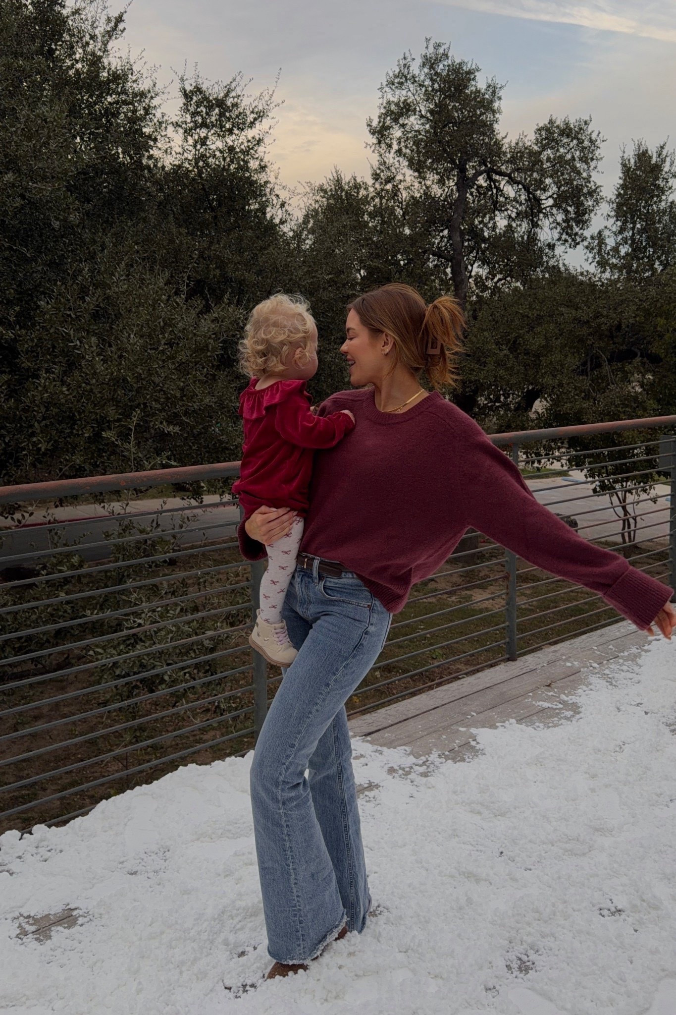 sweater: small // jeans: 24 regular 