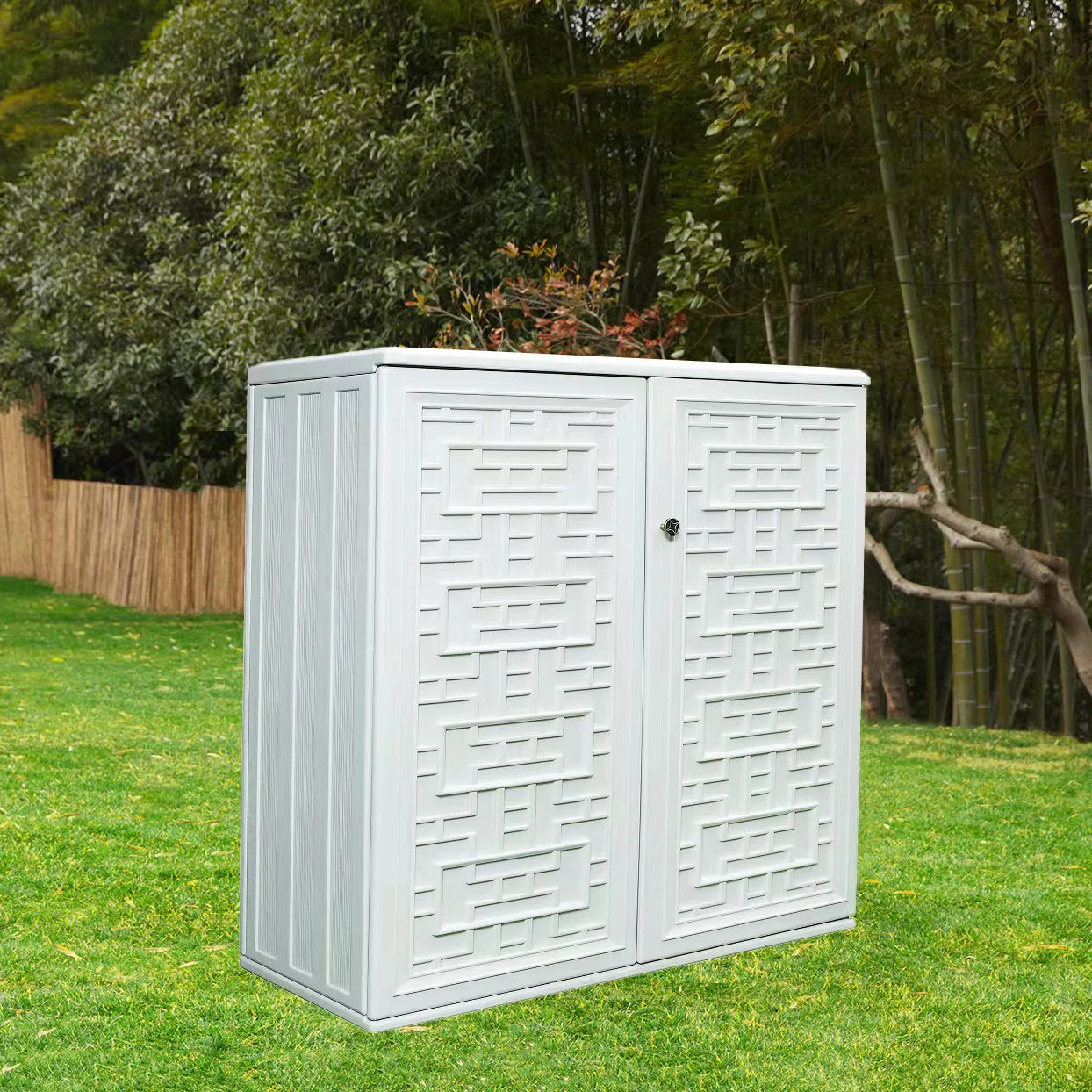 KINYING 3 ft W x 1 ft D Resin Horizontal Storage Shed & Reviews | Wayfair | Wayfair North America