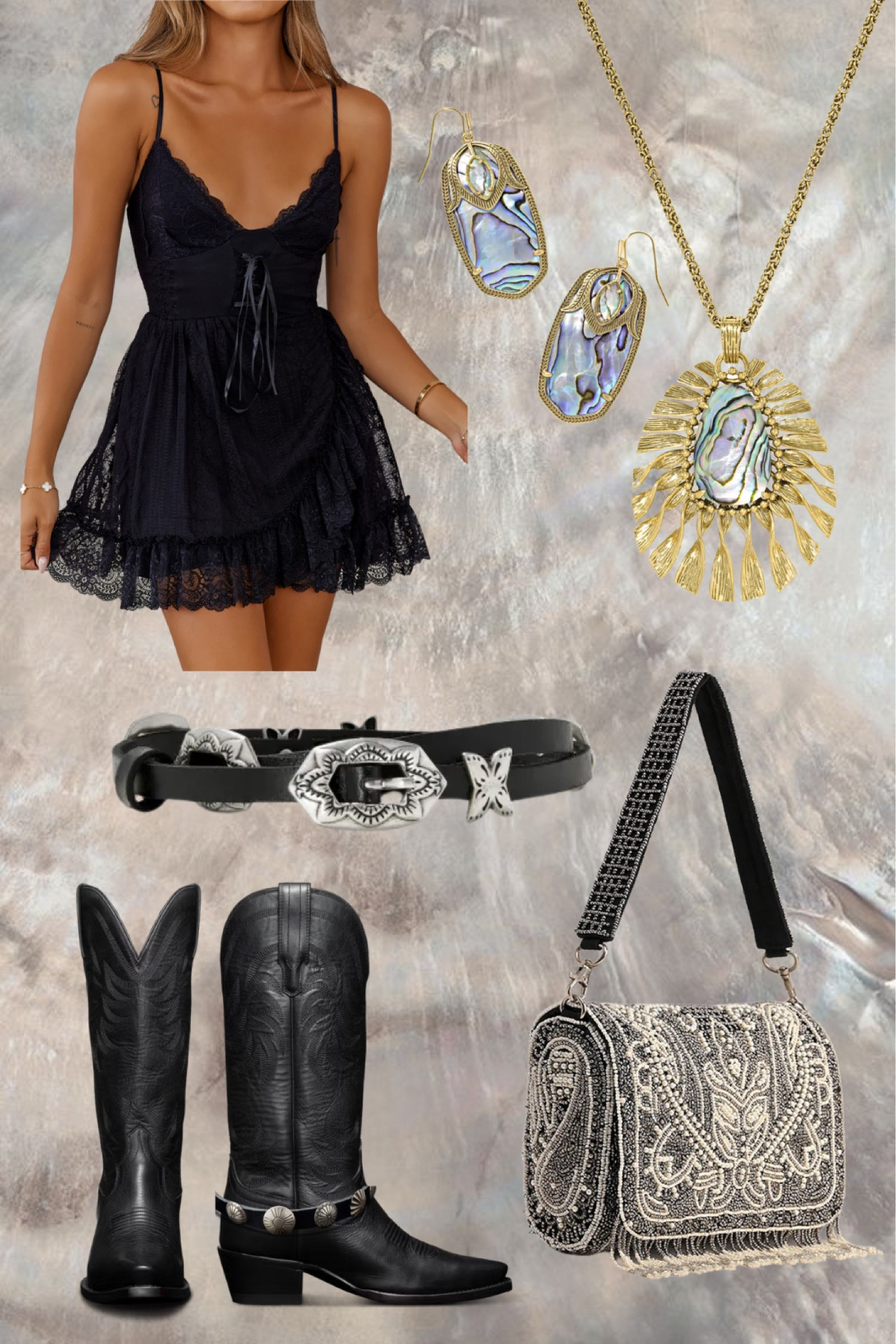 Country concert outfit! #countryconcert #summerdress #cowboyboots #kendrascott

#LTKStyleTip #LTKSeasonal #LTKBeauty