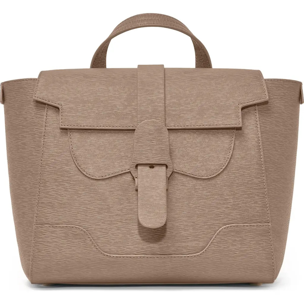 SENREVE Midi Maestra Mimosa Leather 4-Way Convertible Handbag in Latte at Nordstrom | Nordstrom