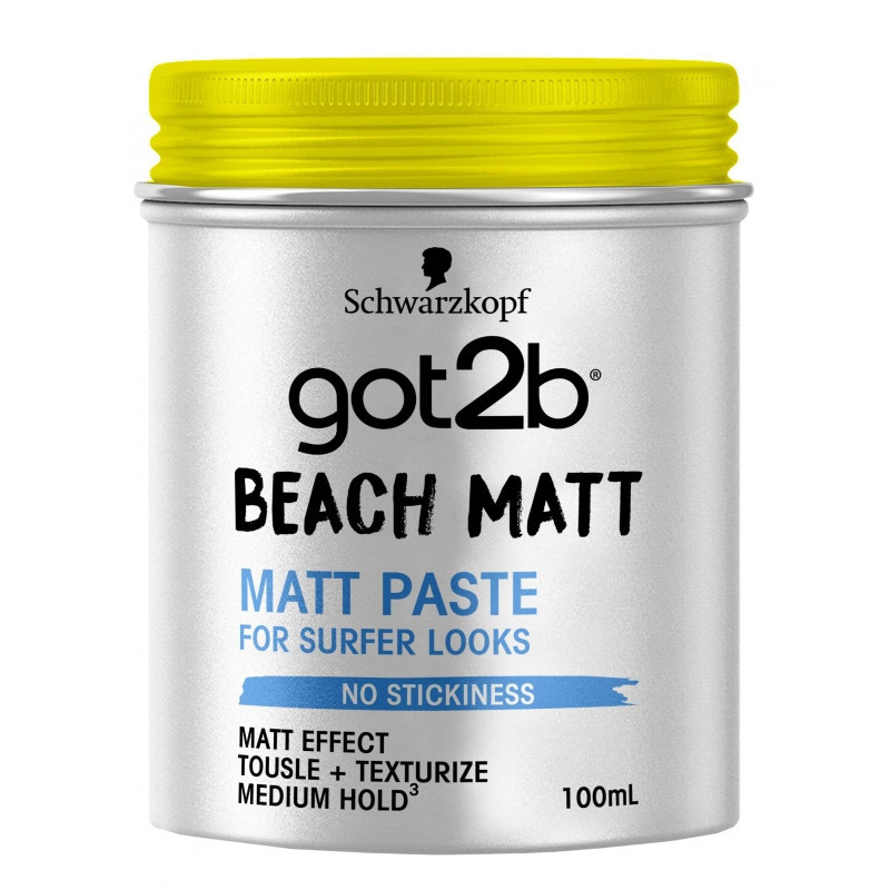 Schwarzkopf Taft Full on Matt paste 100ml | MyDeal - AU