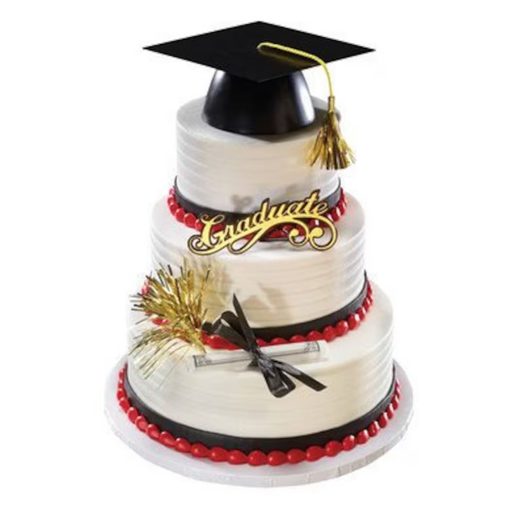 Large Graduation Cap Cake Topper Kit/ XL Graduation Cap, Diploma, and graduate Lay-on Cake Topper... | Etsy (US)